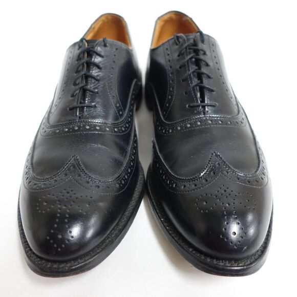 ALLEN EDMONDS Men Chester Wingtip Dress Oxfords Shoes Black Siz 12 B Narrow 1903 main image 9